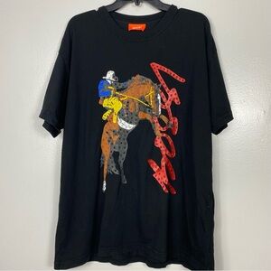 Bossi Rhinestone Cowboy Swarovski Crystal rhinestone embellishment tee